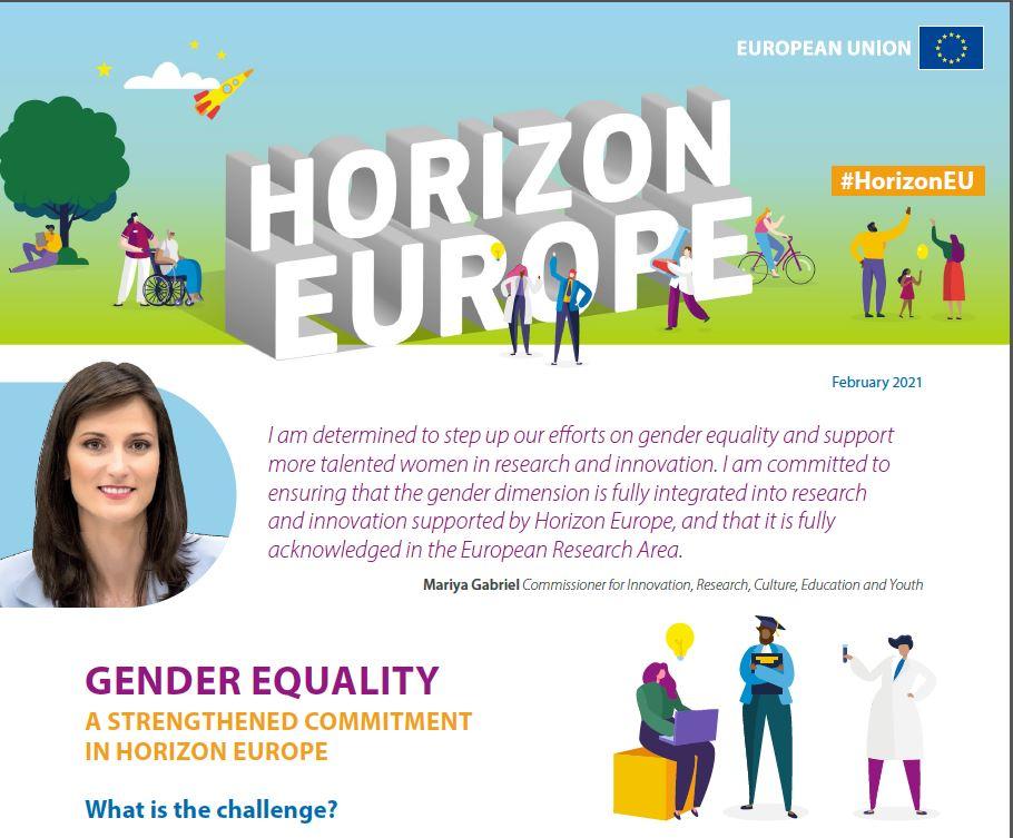Gender Equality v programu HORIZON Europe