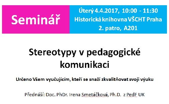 Stereotypy v pedagogické komunikaci 