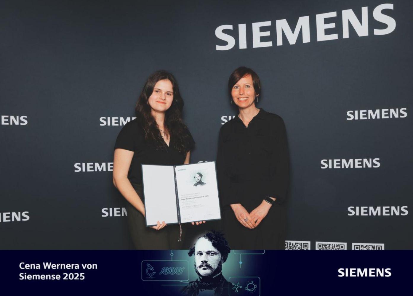 Úspěch Elišky Paulíkové v Cenách Wernera von Siemense