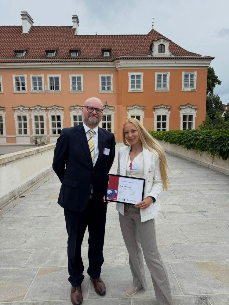 Jana Floreková uspěla v programu Barrande Fellowship