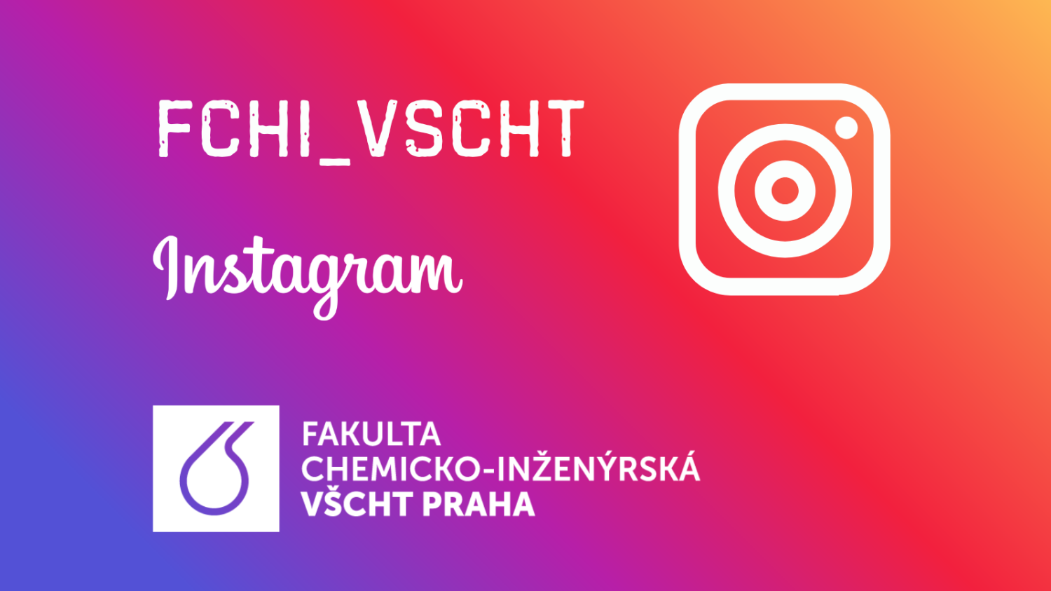 Naše fakulta je nově na Instagramu